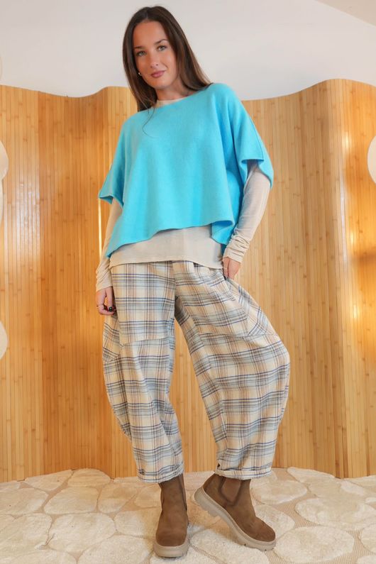 Conrad Layer Knit Capri Blue